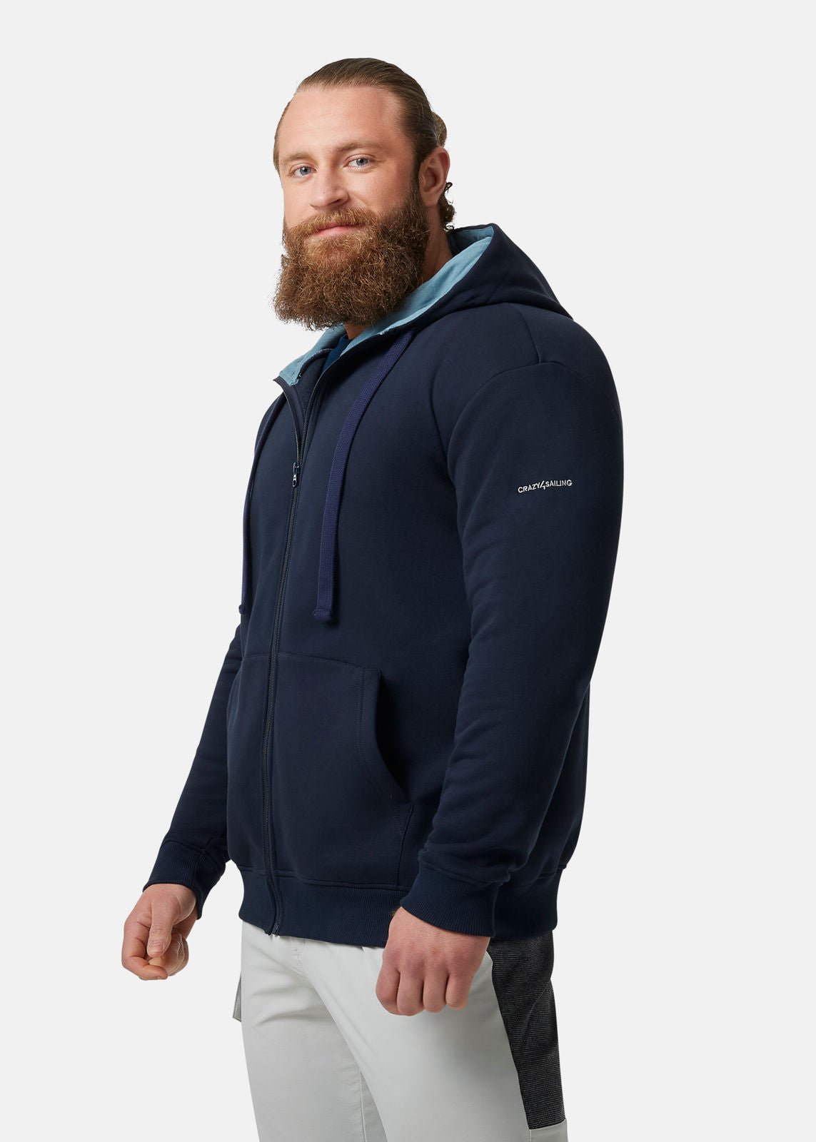 Unisex Hoodie-Jacke "Lerici" aus Bio-Baumwolle Hoodie Crazy4Sailing