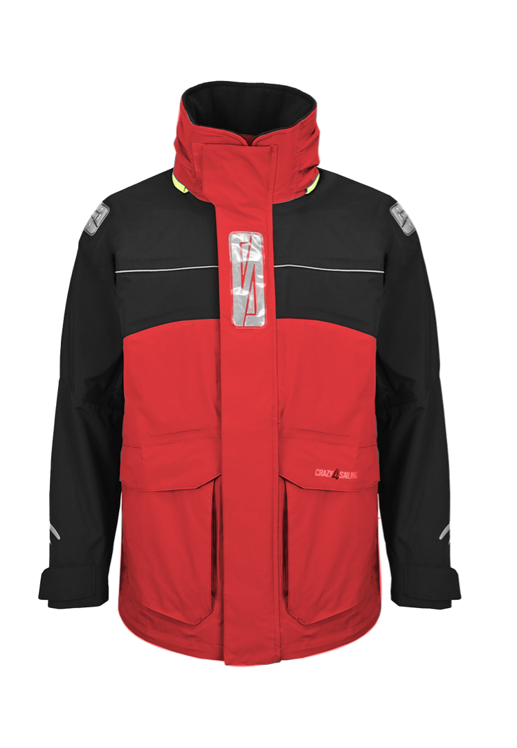 Herren Bergen II Offshore Segeljacke - Mit Druck Crazy4Sailing