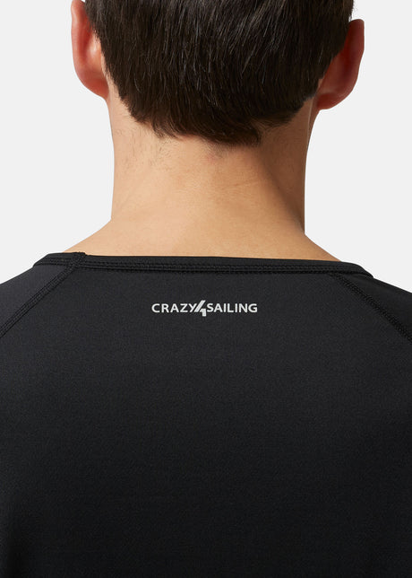 Base-Layer Long-Sleeve Shirt Unterwäsche Schwarz Unterwäsche Crazy4Sailing