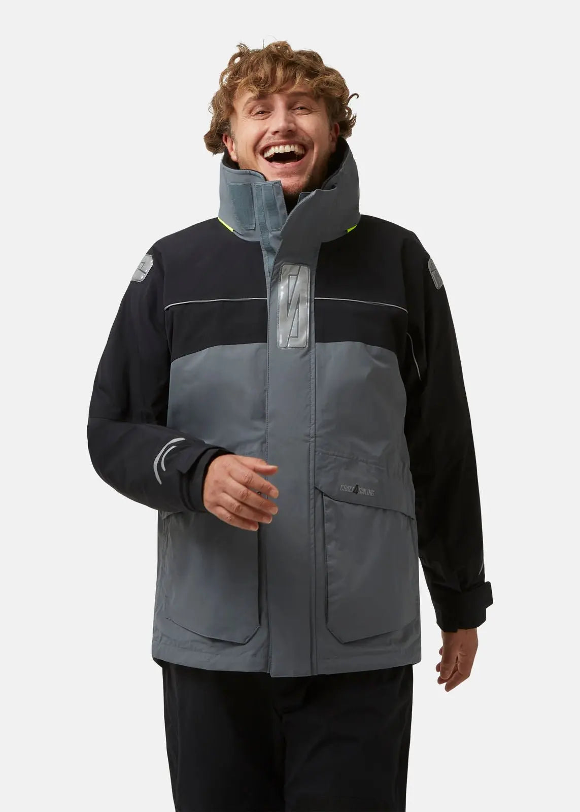 Herren Bergen II Offshore Segeljacke Jacken Crazy4Sailing Grey