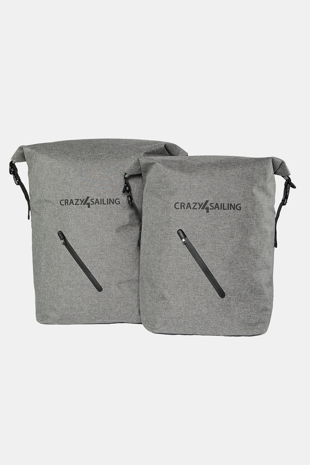 Wasserdichter Stoff Dry Bag Rucksack PVC Grau Taschen Crazy4Sailing
