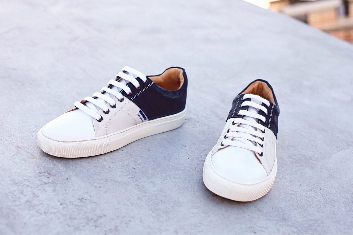 BluePort Genoa Sneaker aus Segeltuch Bootsschuh Blueport