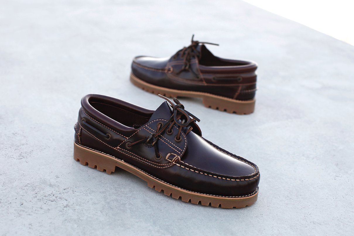 BluePort Treck Mokassin Segelschuh Bootsschuh Blueport