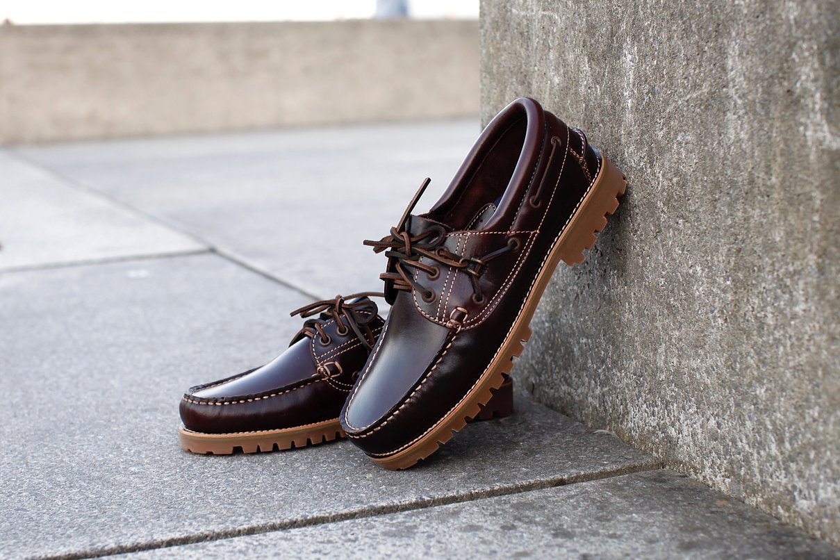 BluePort Treck Mokassin Segelschuh Bootsschuh Blueport