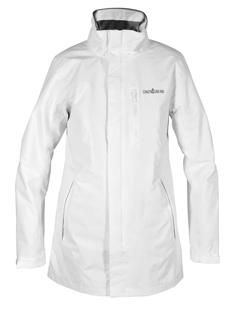 Damen Brighton Langjacke Jacken Crazy4Sailing Weiß