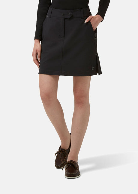 Damen Deck Skort Segelhosenrock Hosen Crazy4Sailing Carbon