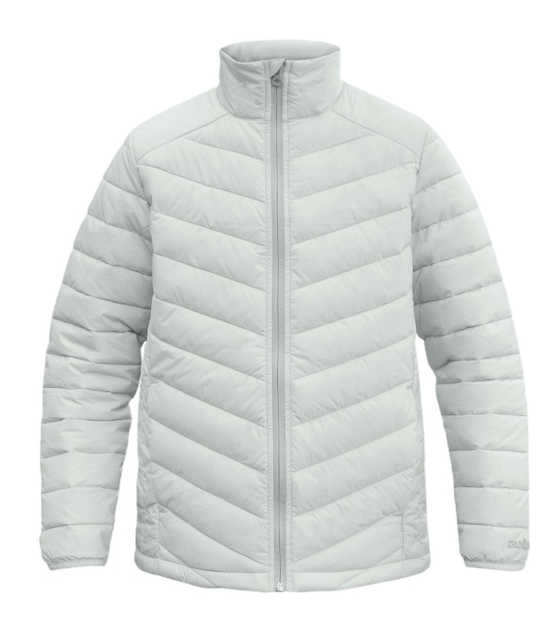 Herren Newport Segeljacke Featherless Jacken Crazy4Sailing Silbergrau