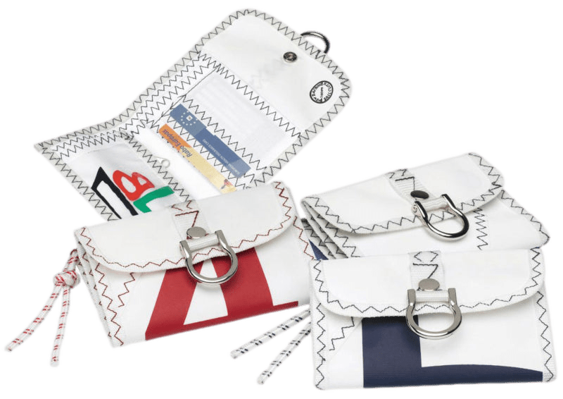 Sea Wallet Portemonnaie aus Segeltuch Portmonnaie Segeltuchtasche