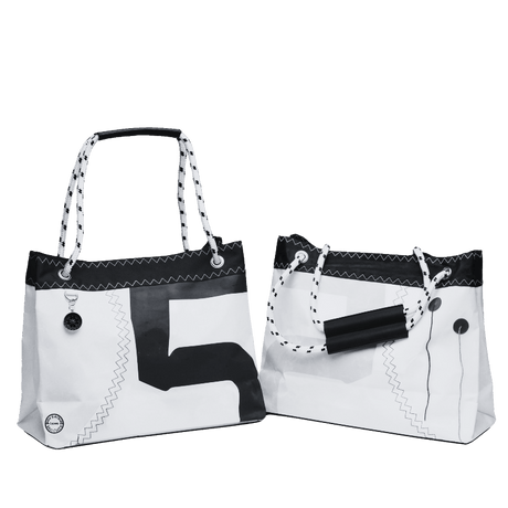 Sea Wave Einkaufsstasche mit Tau Segeltuchtasche Segeltuchtasche