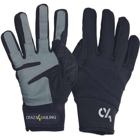 Segelhandschuhe Neopren Schwarz Handschuhe Crazy4Sailing