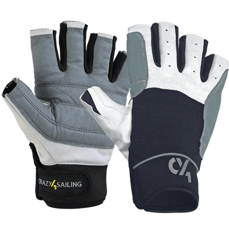Segelhandschuhe Regatta Handschuhe Crazy4Sailing Schwarz