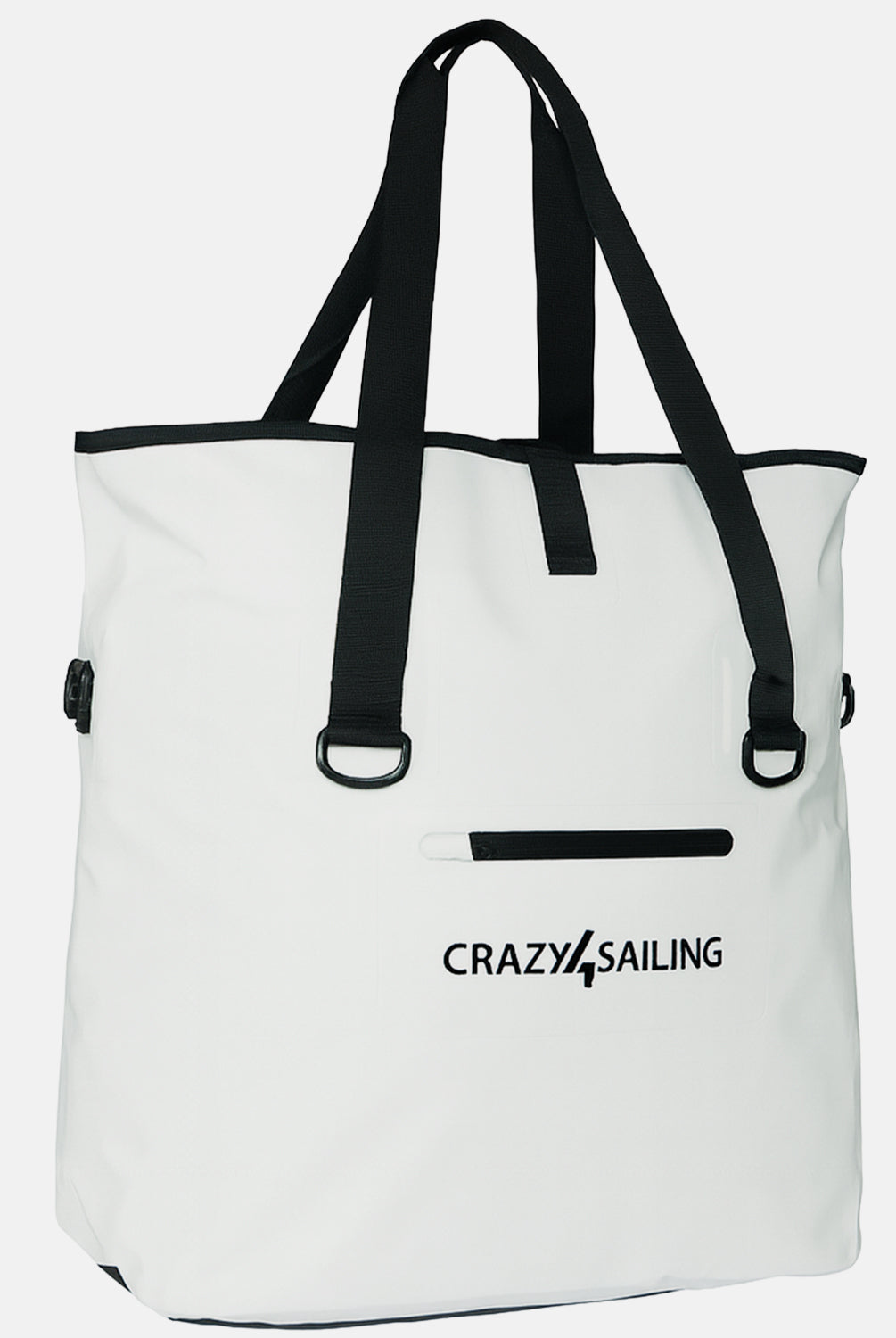Wasserdichte Einkaufstasche PVC Taschen Crazy4Sailing Weiß