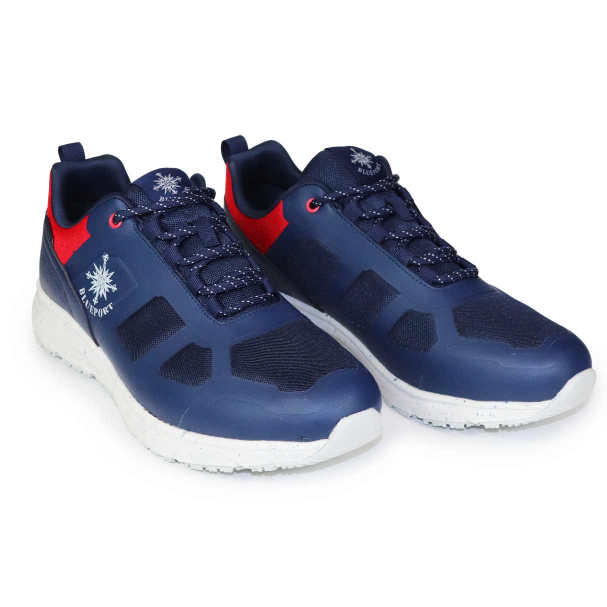 BluePort Grip XWP Wasserdicht Bootsschuh Blueport Navy / Rot