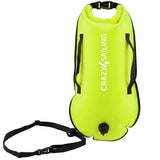 Schwimmboje Dry Bag 36 x 72 cm Taschen Crazy4Sailing Neongrün