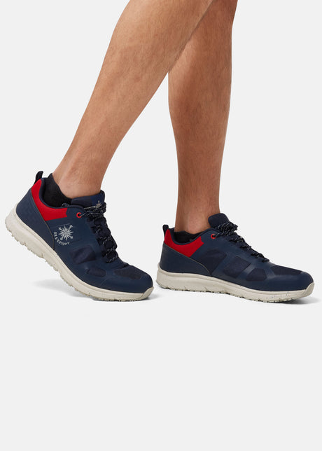 BluePort Grip XWP Wasserfest Bootsschuh Blueport Navy / Rot