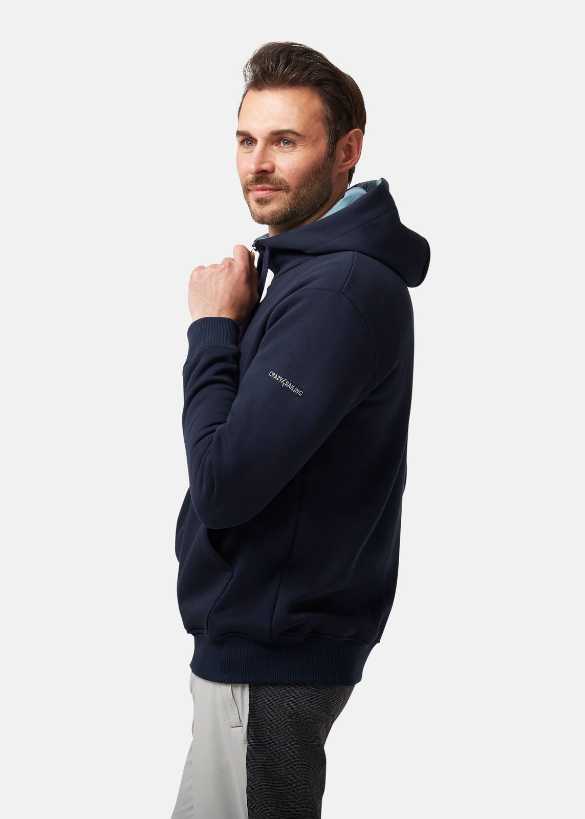 Unisex Hoodie-Jacke "Lerici" aus Bio-Baumwolle