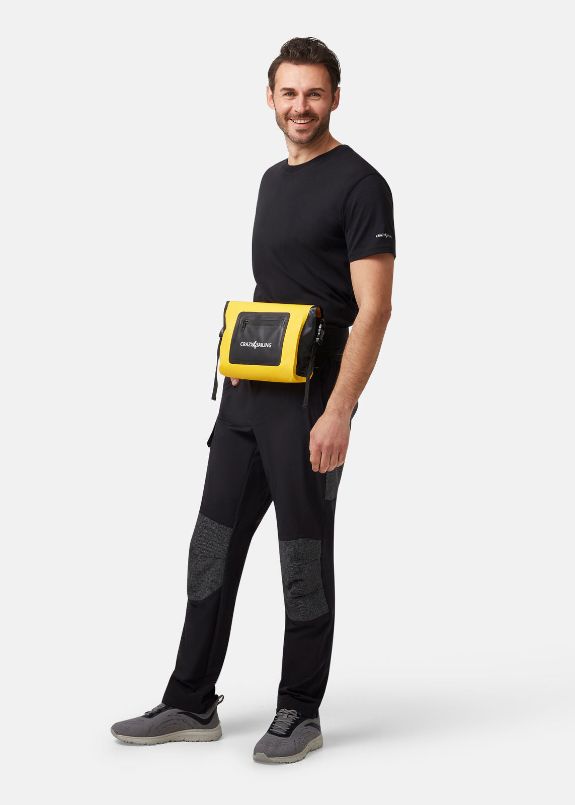 Wasserdichte Bauchtasche PVC Gelb Taschen Crazy4Sailing