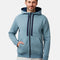 Unisex Hoodie-Jacke "Lerici" aus Bio-Baumwolle Hoodie Crazy4Sailing Bluegrey
