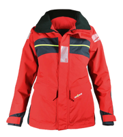 Damen Bergen Offshore Segeljacke Rot / Carbon Jacken Crazy4Sailing 
