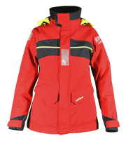 Damen Bergen Offshore Segeljacke Rot / Carbon Jacken Crazy4Sailing S