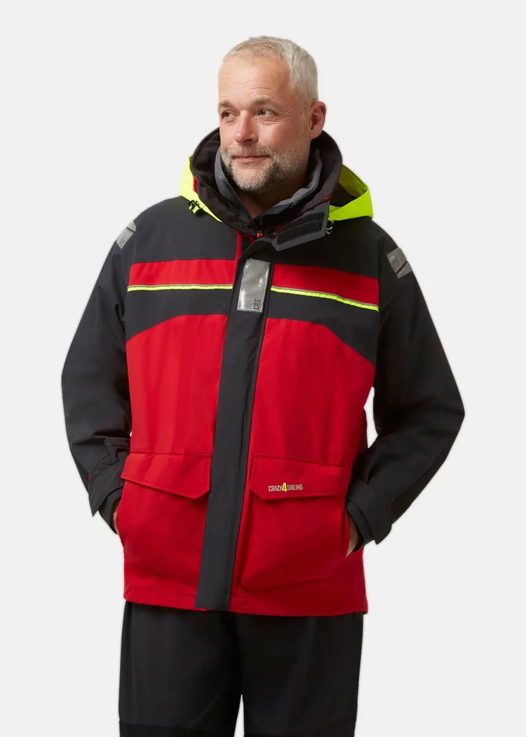 Crazy4sailing Herren Bergen Offshore Segeljacke – Crazy4Sailing