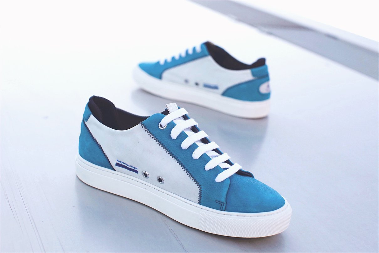 Blueport JIB Sneaker aus Segeltuch Bootsschuh Blueport 