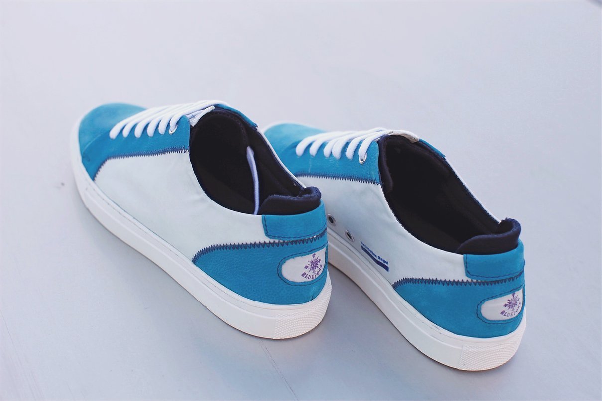 Blueport JIB Sneaker aus Segeltuch Bootsschuh Blueport 