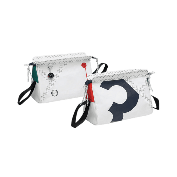 Kulturtasche Segeltuch Kulturtasche Kulturbeutel Matrose XL Weiss