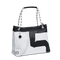 Sea Wave Einkaufsstasche mit Tau Segeltuchtasche Segeltuchtasche Schwarz