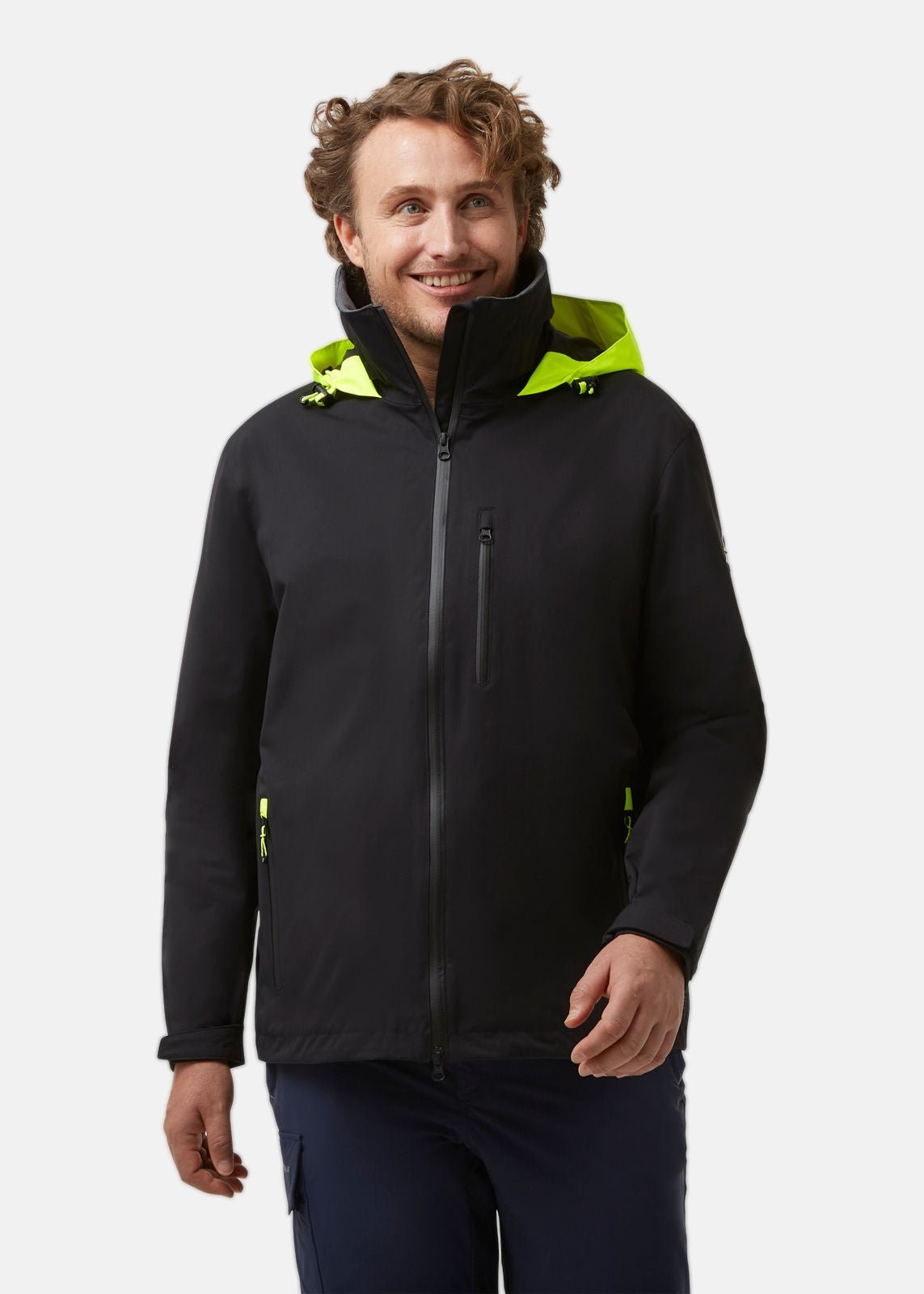 Unisex Deck Segeljacke Jacken Crazy4Sailing Schwarz