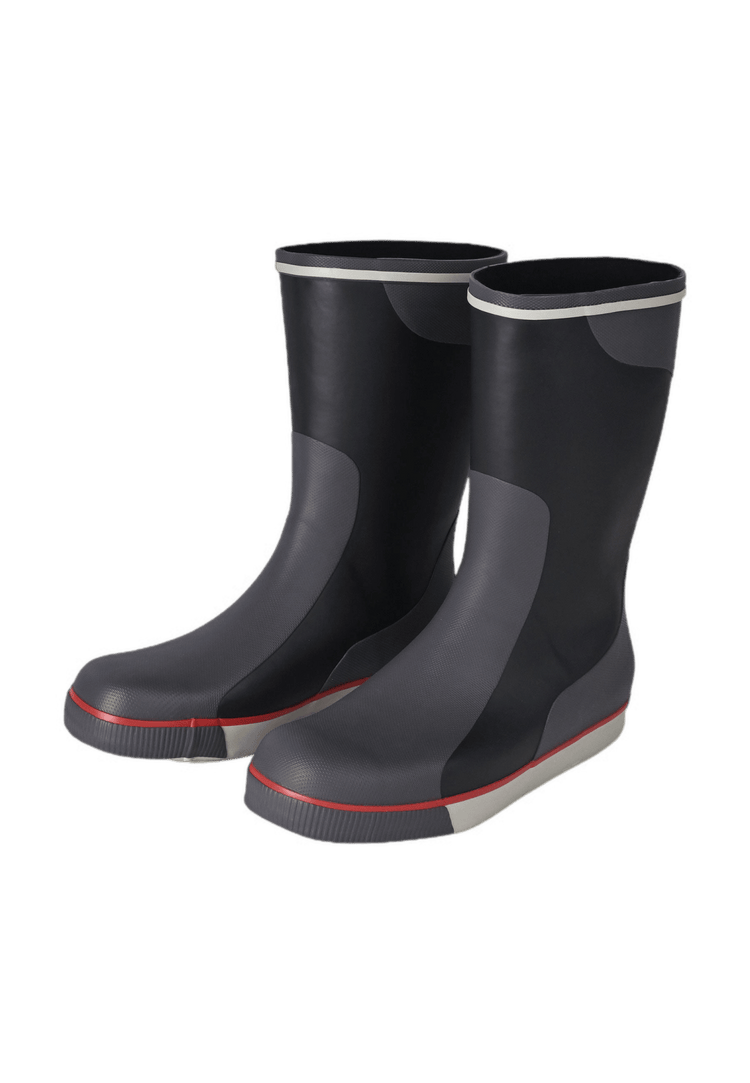 Black short rubber boots shop