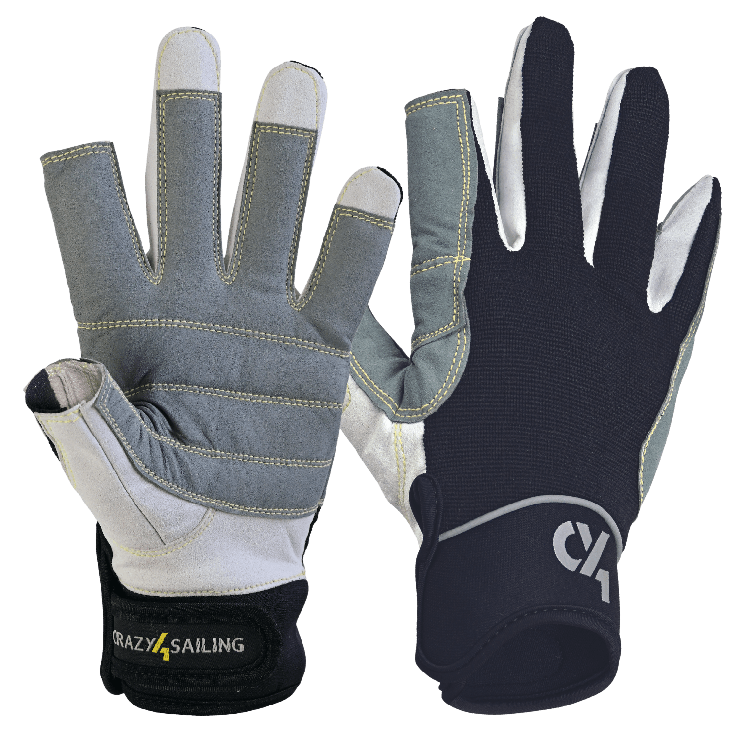 Crazy4sailing Segelhandschuhe Offshore Schwarz – Crazy4Sailing
