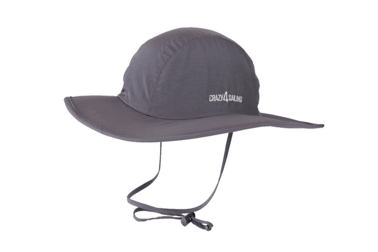 Unisex Sun Protect Hat Grau Mützen Crazy4Sailing 55 - 57