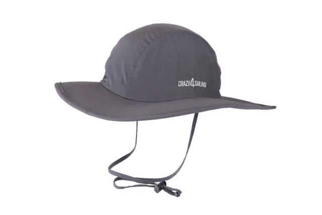Unisex Sun Protect Hat Grau Mützen Crazy4Sailing 55 - 57