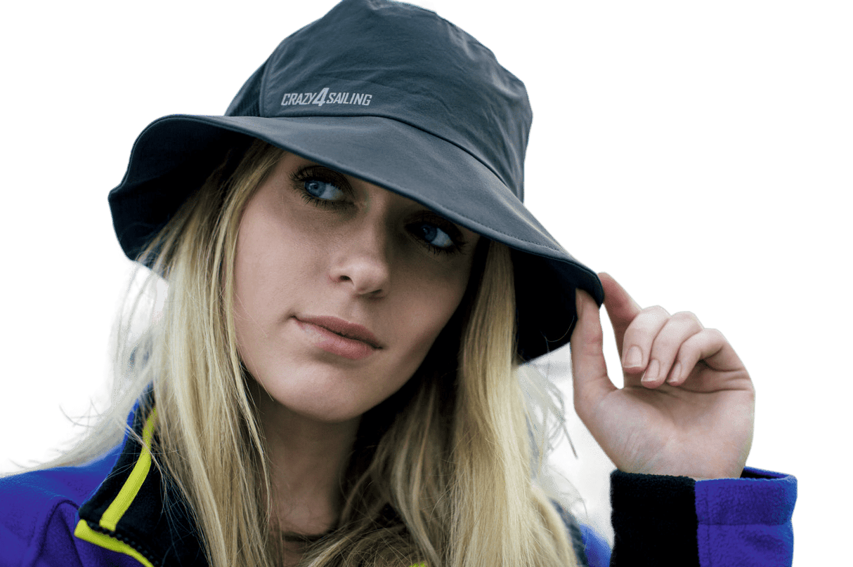 Unisex Sun Protect Hat Grau Mützen Crazy4Sailing 